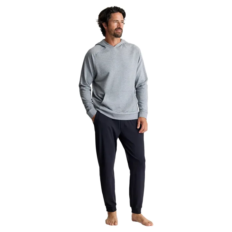 Free Fly Bamboo Lightweight Fleece Hoodie in Heather Grey-3