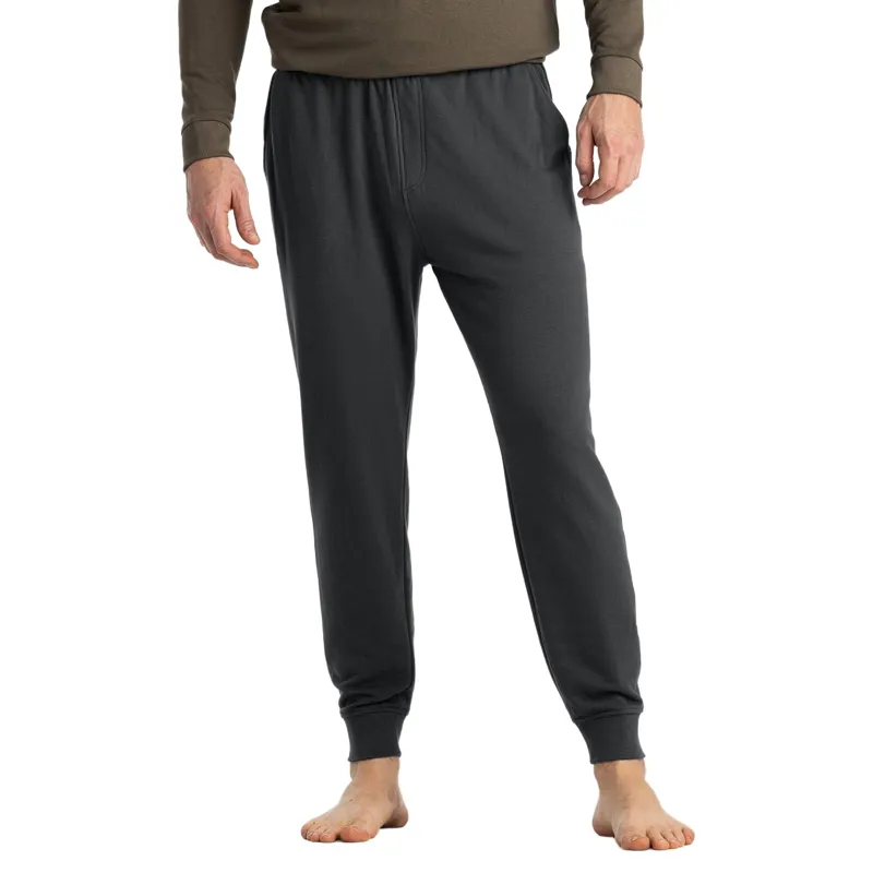 Free Fly Bamboo Lightweight Fleece Jogger in Black Sand