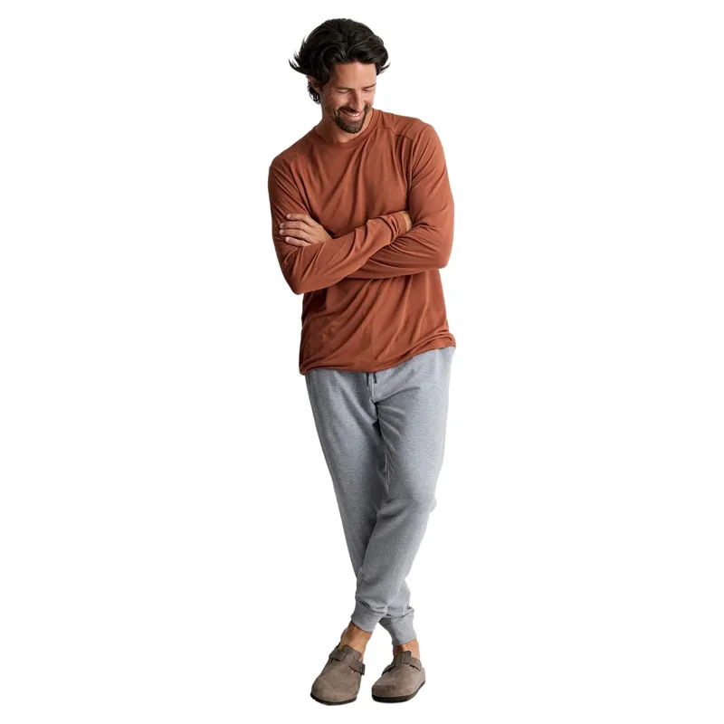 Free Fly Bamboo Lightweight Fleece Jogger in Heather Grey-1