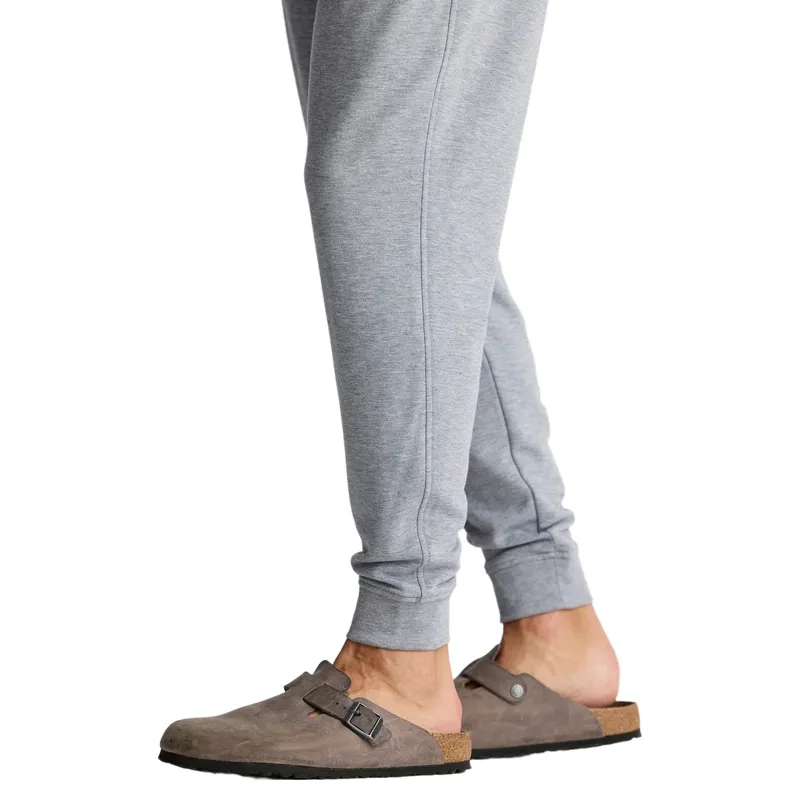 Free Fly Bamboo Lightweight Fleece Jogger in Heather Grey-2