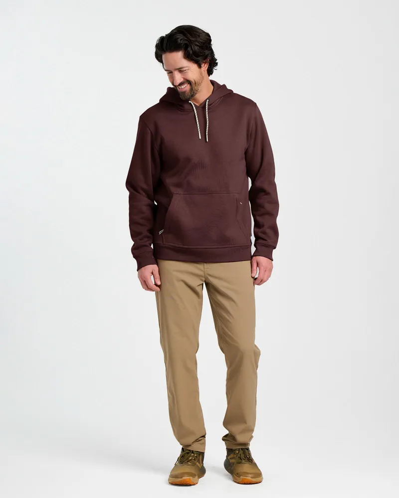 Free Fly Bamboo Northcoast Fleece Pullover Hoodie in Chestnut-1