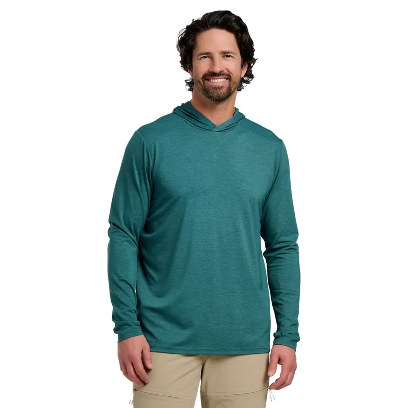 Free Fly Bamboo Shade Hoodie in Heather Sea Pine-1