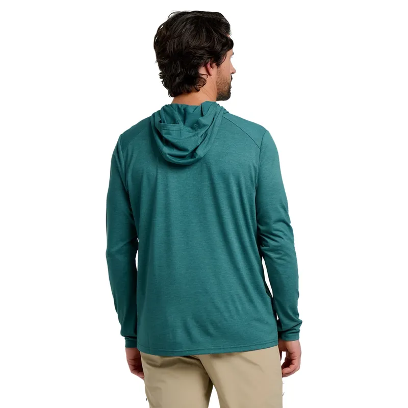 Free Fly Bamboo Shade Hoodie in Heather Sea Pine-2