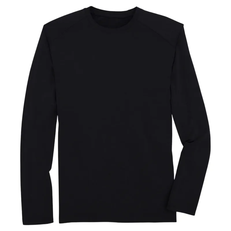 Free Fly Bamboo Shade Long Sleeve in Black-2