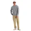 Free Fly Coastloom Crew Sweater in Heather Light Grey