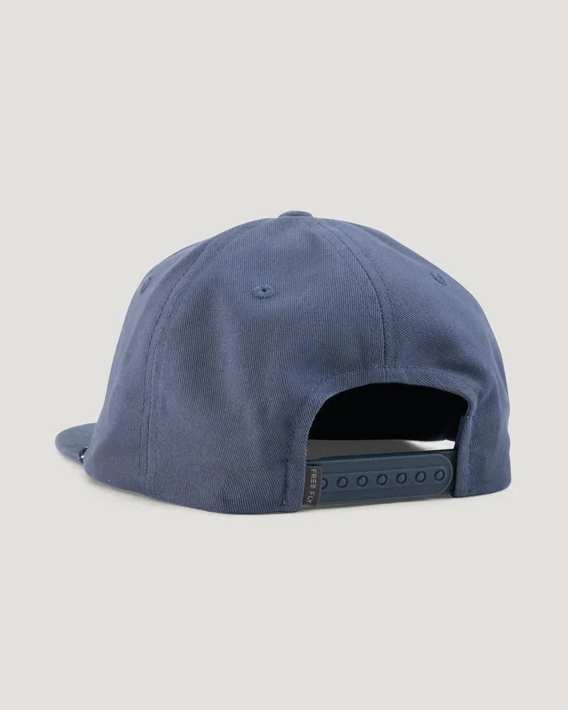 Free Fly Freshwater Flat Brim Hat in Navy-1