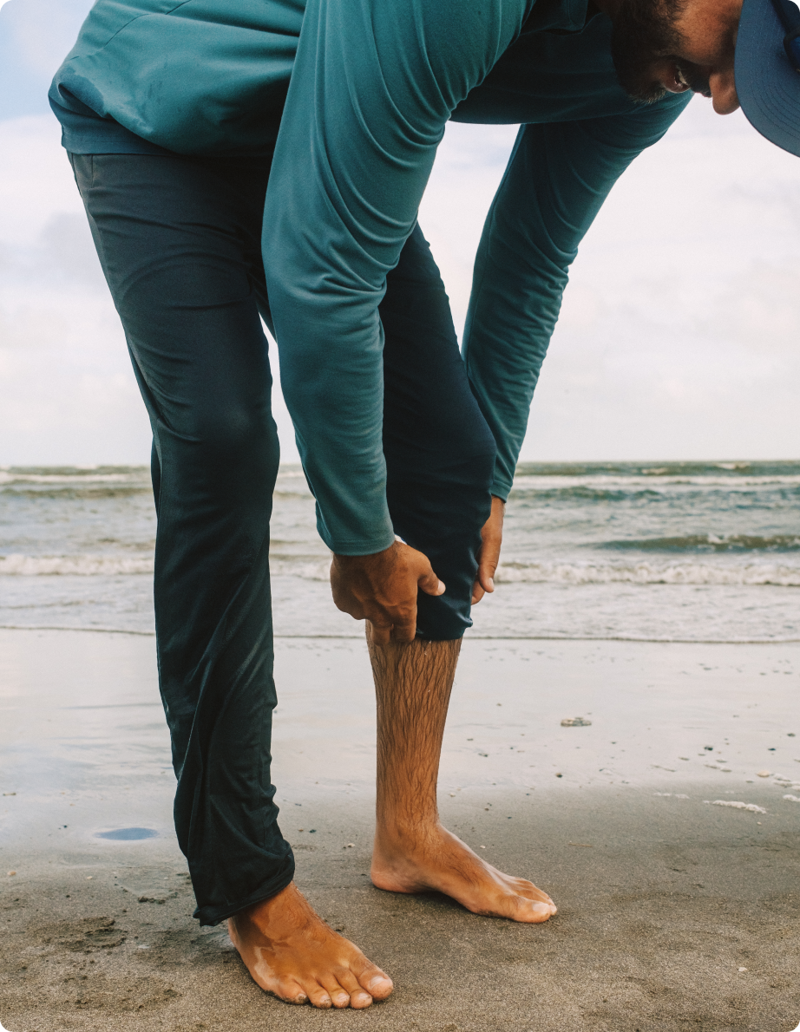 Free Fly Passage 5 Pocket Pant in Black Sand-7