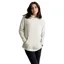 Free Fly Women's Bamboo Lightweight Fleece Hoodie in Off White Heather