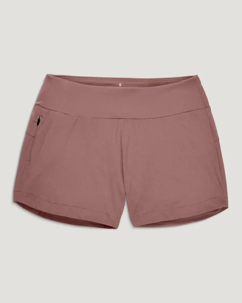 Free Fly Women's Bamboo-Lined Active Breeze Short 3'' in Fig-5