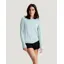 Free Fly Women's Bamboo Shade Long Sleeve II in Tropic Sea
