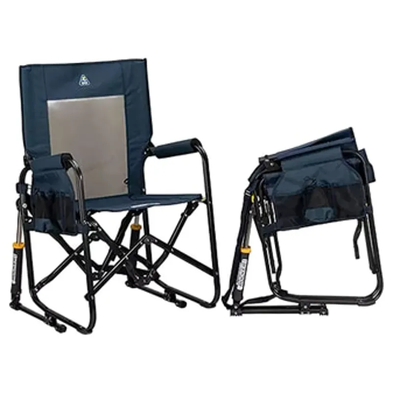 GCI Outdoor Stowaway Rocker in Heather Indigo-1