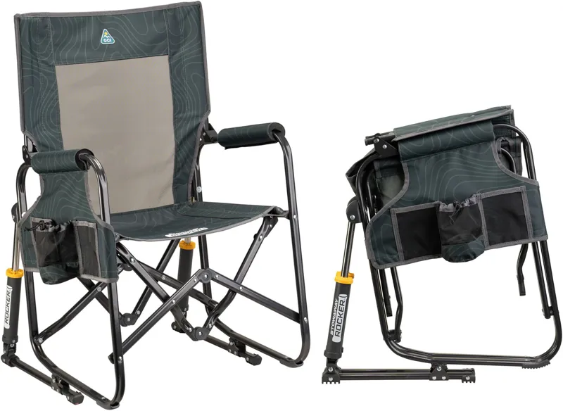 GCI Outdoor Stowaway Rocker in Hunter Topo-1