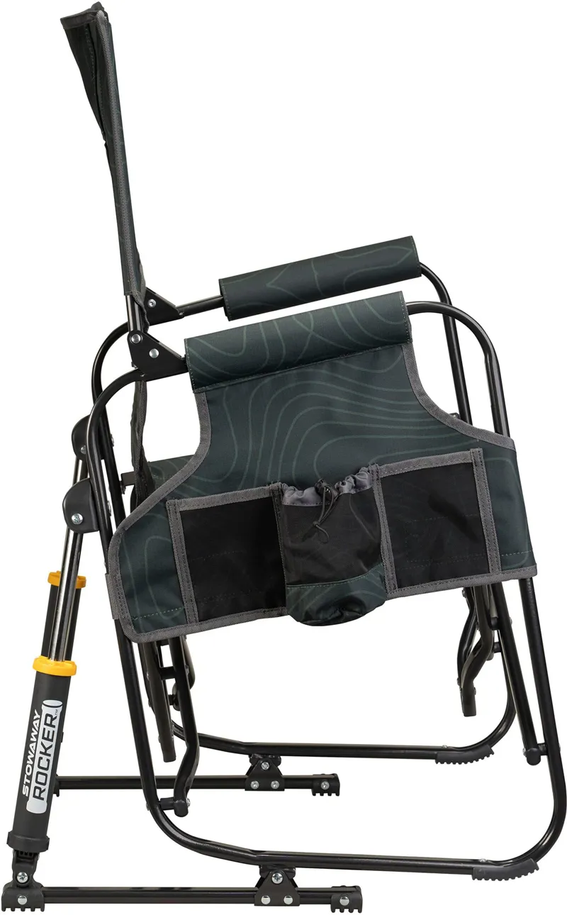 GCI Outdoor Stowaway Rocker in Hunter Topo-4