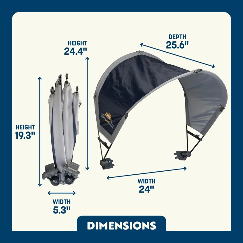 GCI Outdoor Sunshade Accessory in Indigo-3