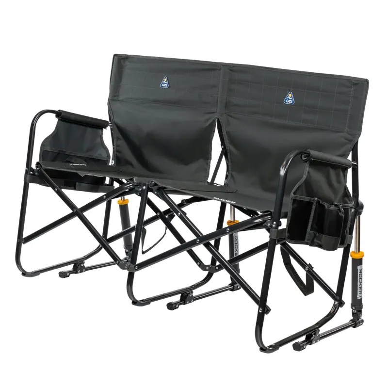 GCI Outdoor Tandem Rocker in Dark Charcoal-1