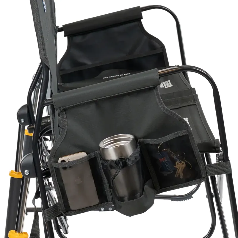 GCI Outdoor Tandem Rocker in Dark Charcoal-6