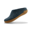 Glerups Slip-On Natural Rubber Honey Sole in Denim