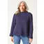 Habitat Confetti Funnel Neck Pullover in Navy
