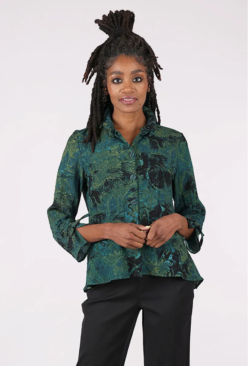 Habitat Express Floral Event Jacket in Everglade