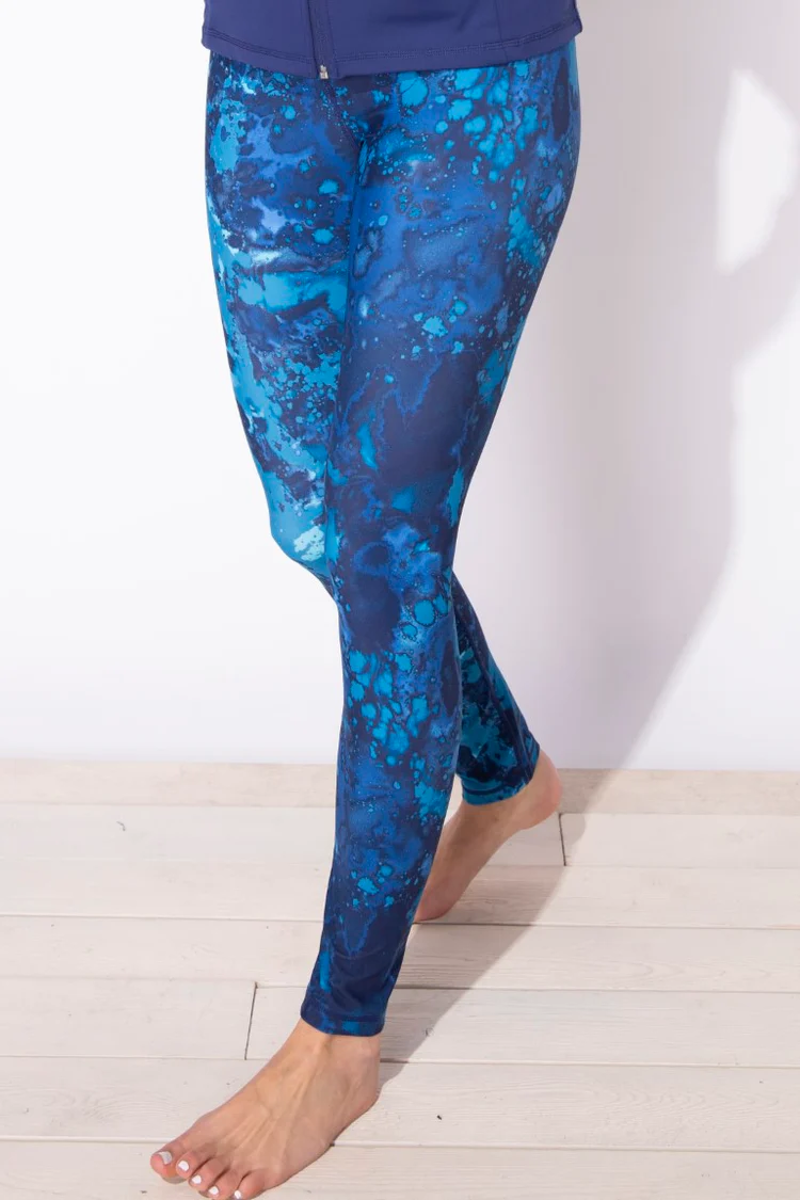 Habitat On The Move Marble Legging in Lapis