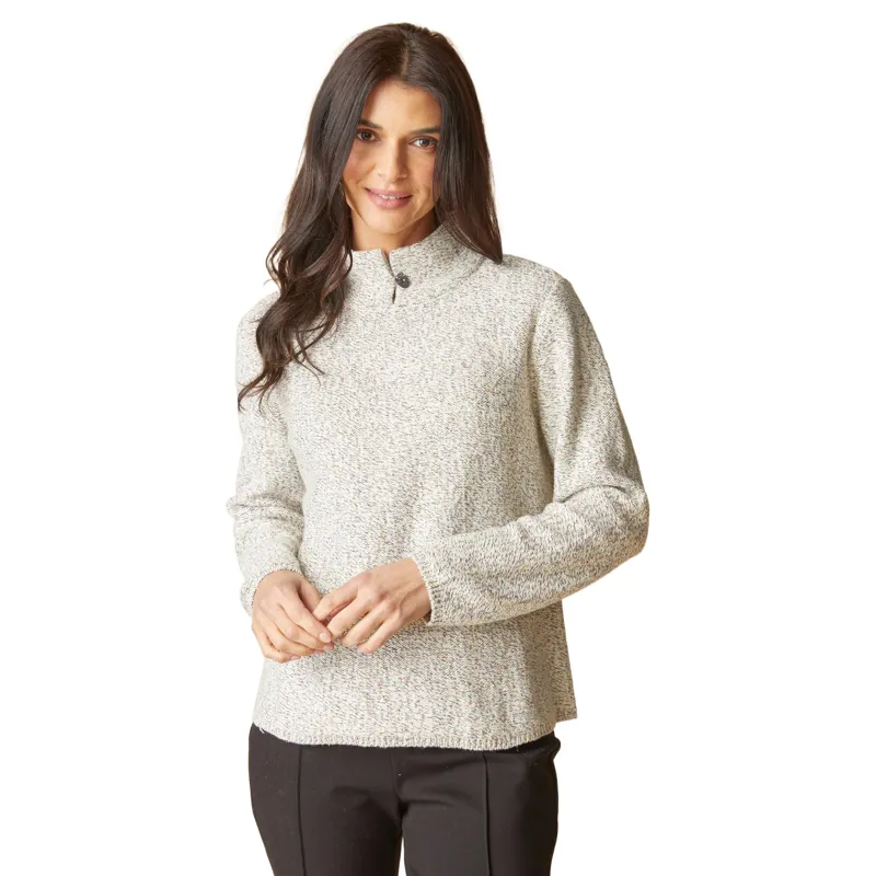 Habitat Speckle Knit Frost And Found Pullover in Winter White-1
