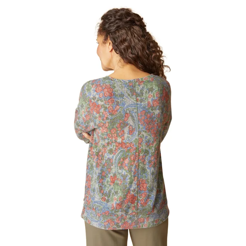 Habitat Super Soft Fleece Boxy Crew Sweater in Fern-1