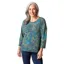 Habitat Super Soft Fleece Boxy Crew Sweater in Lagoon