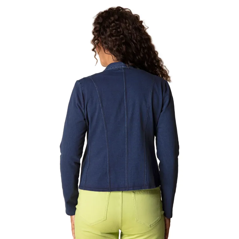 Habitat Women's Stonewash Knit South Side Jacket in Denim-1