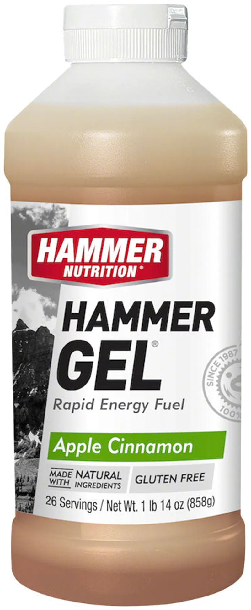 Hammer Nutrition Hammer Gel 20oz Jug 26 Servings in Apple Cinnamon