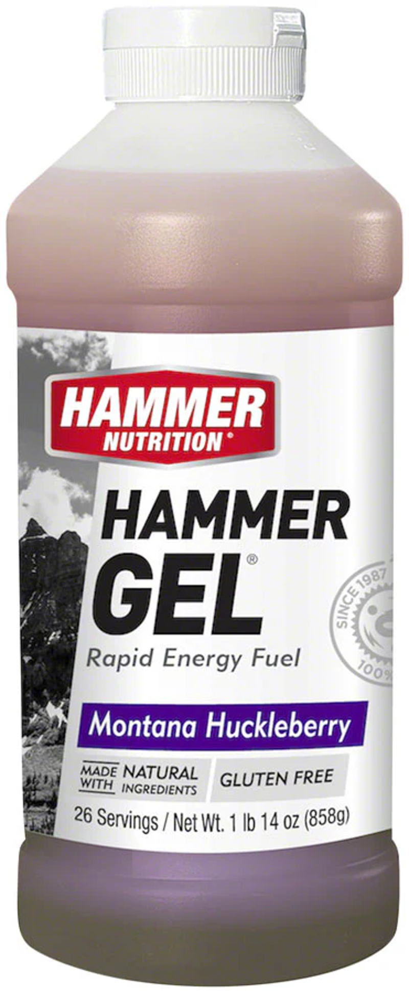 Hammer Nutrition Hammer Gel 20oz Jug 26 Servings in Huckleberry