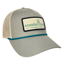 Arcadian Shop Logo Patch Trucker Hat in Quarry/Birch/Turquoise