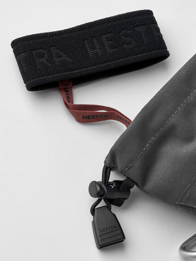 Hestra Army Leather Heli Ski 3-Finger Glove in Grey-5