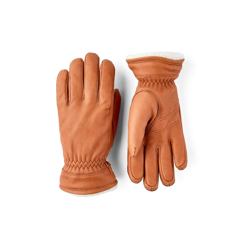 Hestra Women's Buvika Deerskin Glove in Cork