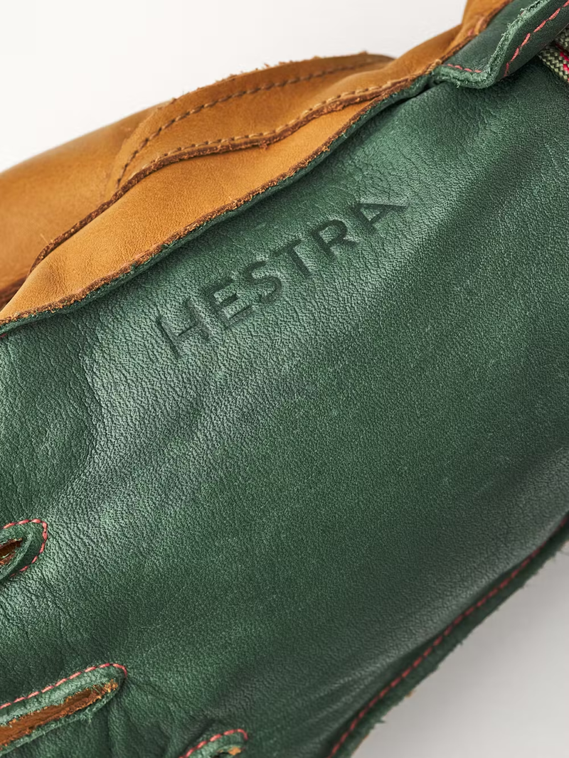 Hestra Wakayama Glove in Forest and Cork-1