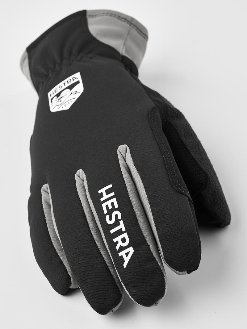Hestra Women's XC Primaloft 5 Finger Glove in Black-1