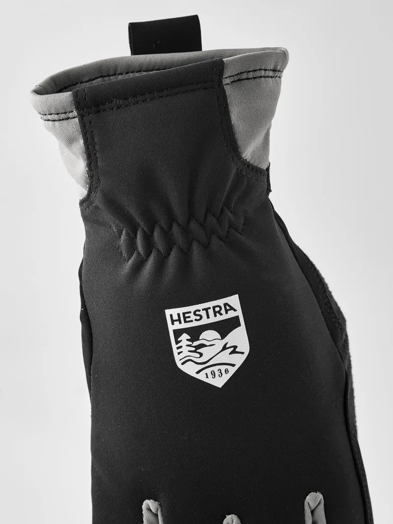 Hestra Women's XC Primaloft 5 Finger Glove in Black-3