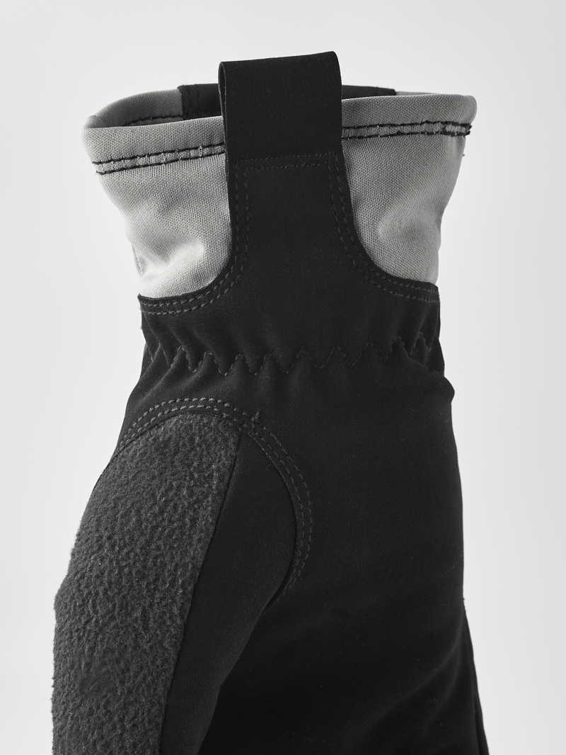 Hestra Women's XC Primaloft 5 Finger Glove in Black-4