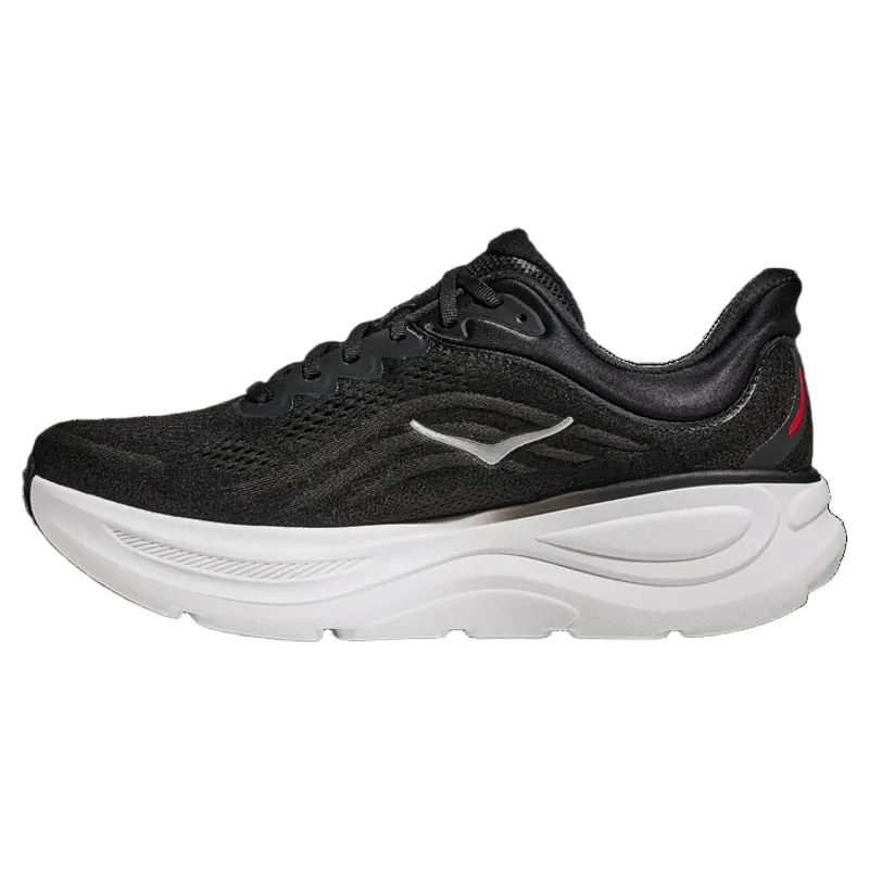 Hoka Bondi 9 Running Shoe in Black/Vermillion-1