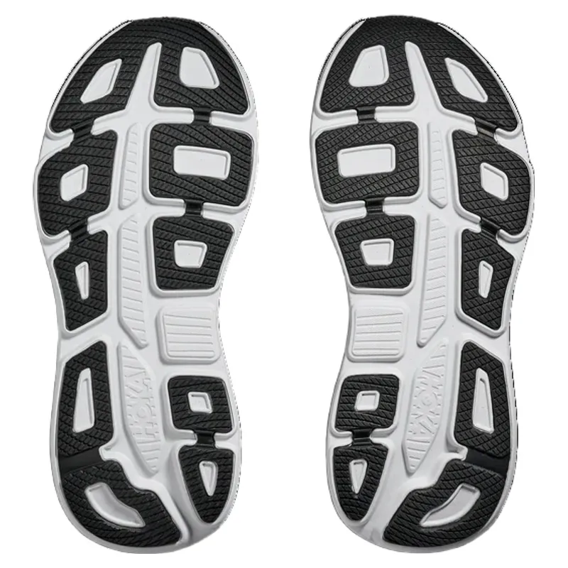 Hoka Bondi 9 Running Shoe in Black/Vermillion-5