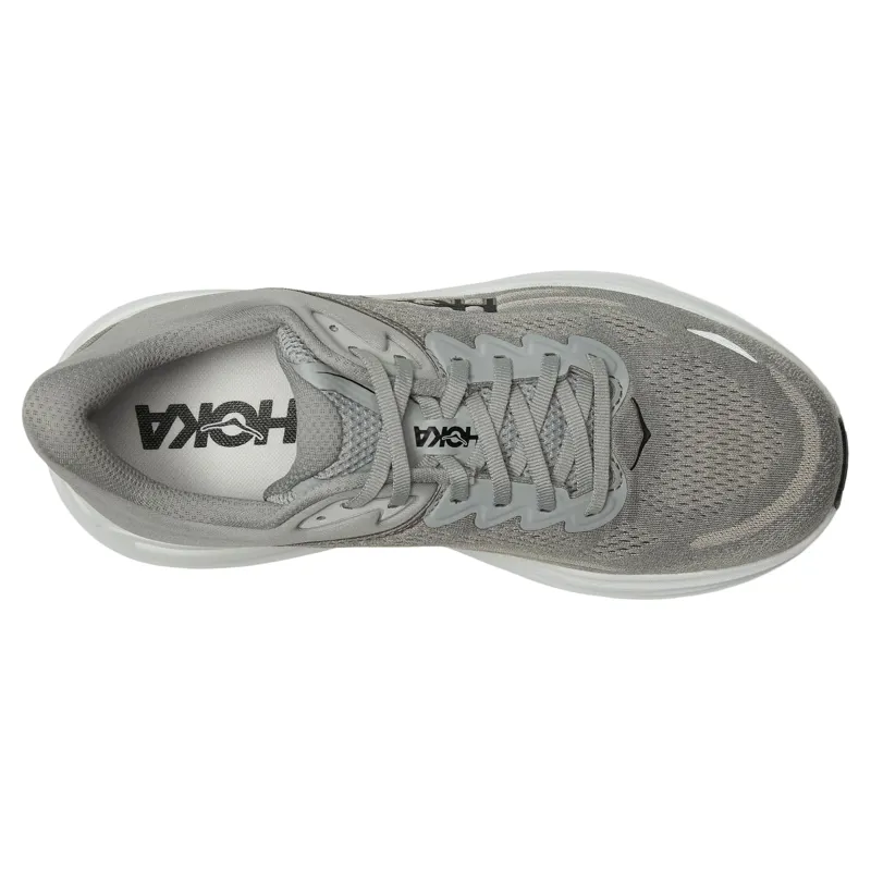 Hoka Bondi 9 Running Shoe in Galactic Grey/Stellar Grey-3