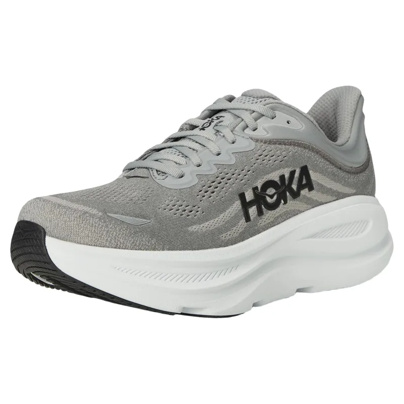 Hoka Bondi 9 Running Shoe in Galactic Grey/Stellar Grey-1