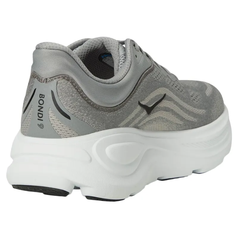 Hoka Bondi 9 Running Shoe in Galactic Grey/Stellar Grey-5