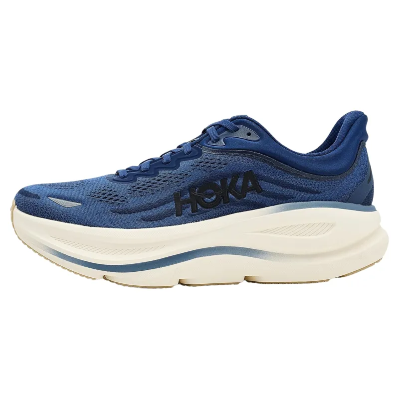 Hoka Bondi 9 Running Shoe in Midnight Blue/Varsity Navy