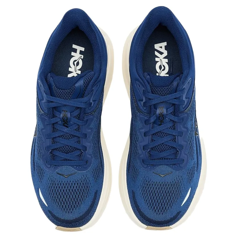 Hoka Bondi 9 Running Shoe in Midnight Blue/Varsity Navy-2