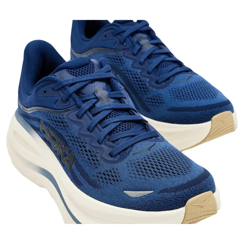 Hoka Bondi 9 Running Shoe in Midnight Blue/Varsity Navy-3