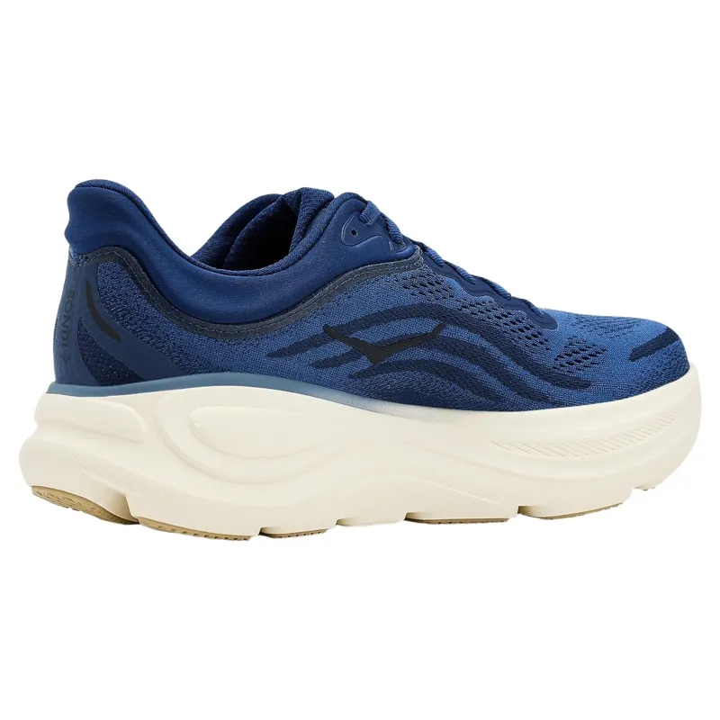 Hoka Bondi 9 Running Shoe in Midnight Blue/Varsity Navy-4