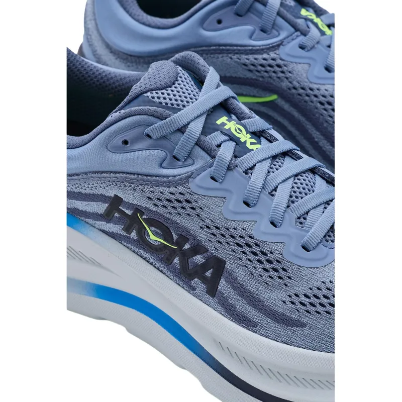 Hoka Bondi 9 Shoes in Downpour/Thunder Cloud-3