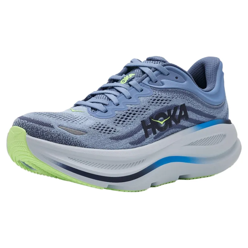 Hoka Bondi 9 Shoes in Downpour/Thunder Cloud-1