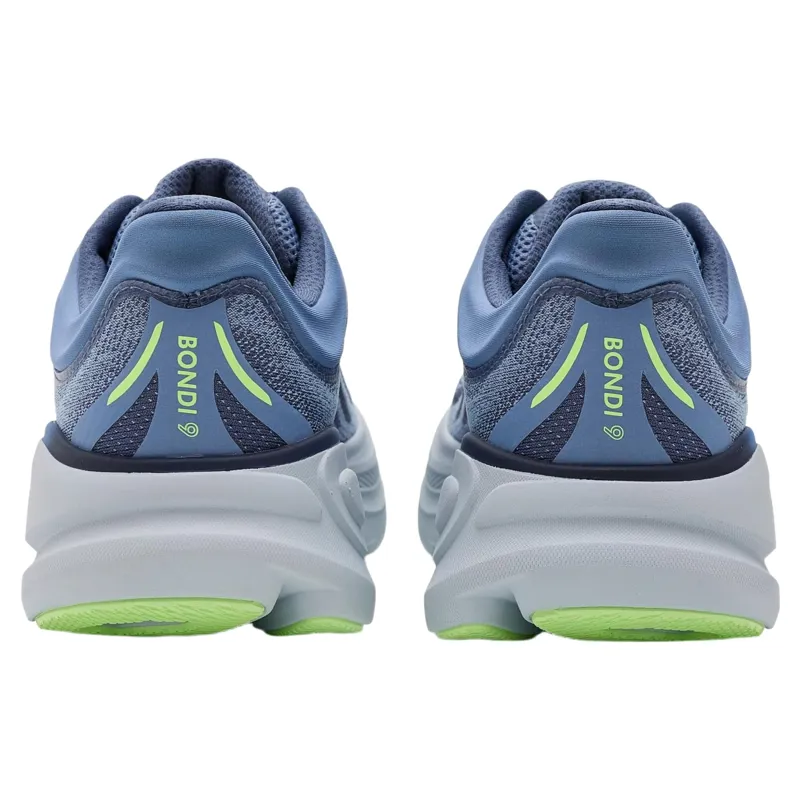 Hoka Bondi 9 Shoes in Downpour/Thunder Cloud-5