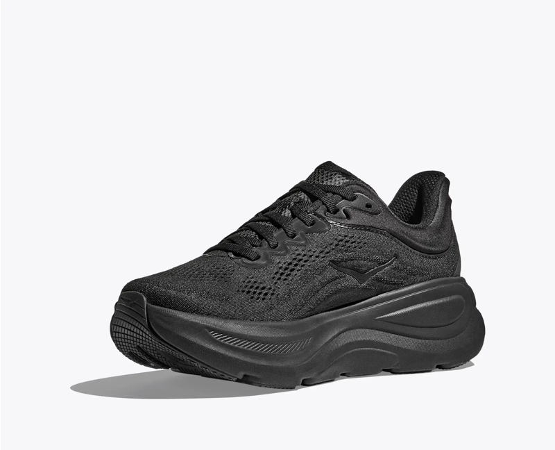 Hoka Bondi 9 Running Shoe in Black/Black Wide -1
